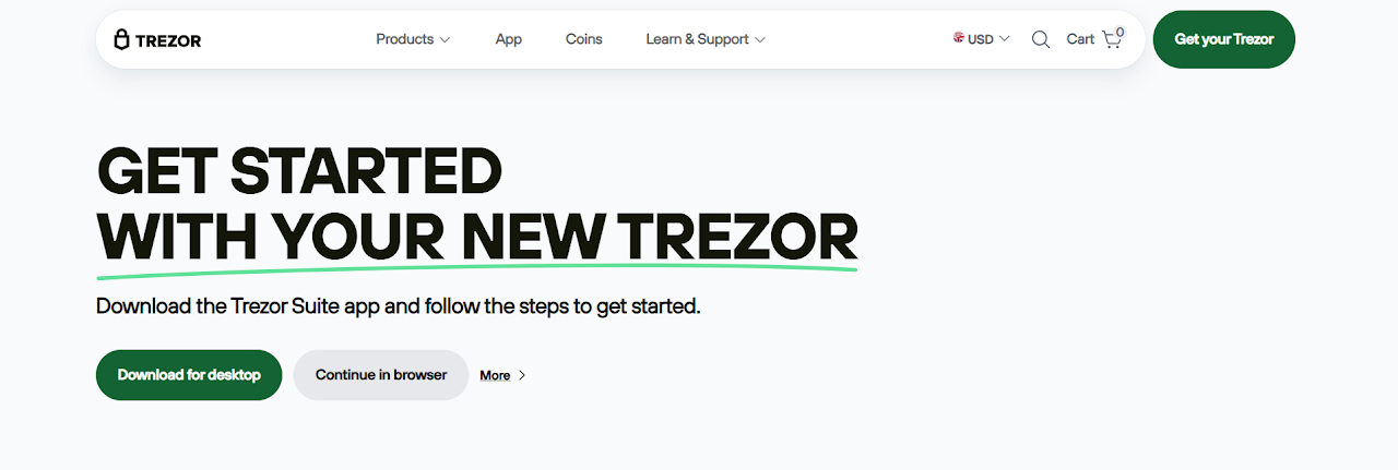 Trezor.io/Start - Download Trezor Suite App | Official Site®